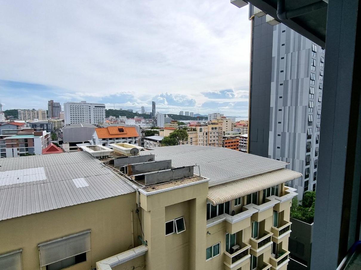 The Base Condo Center Of Pattaya Rooftop Swimming Pool Exteriér fotografie